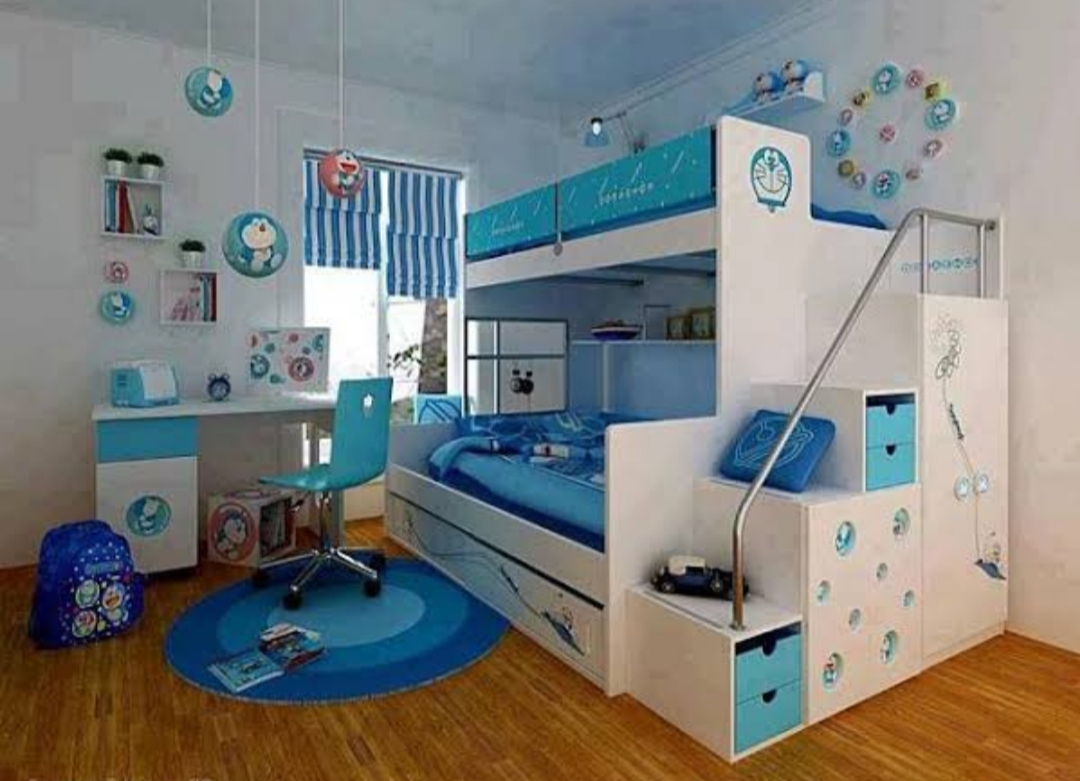 Desain Kamar Tidur Doraemon